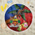 Personalised Fiji and Rotuma Together Beach Blanket Fjian Masi and Pacific Pattern Mix Culture
