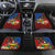 Personalised Fiji and Rotuma Together Car Mats Fjian Masi and Pacific Pattern Mix Culture