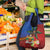 Personalised Fiji and Rotuma Together Grocery Bag Fjian Masi and Pacific Pattern Mix Culture