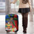 Personalised Fiji and Rotuma Together Luggage Cover Fjian Masi and Pacific Pattern Mix Culture