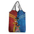 Personalised Fiji and Rotuma Together Grocery Bag Tapa and Pacific Art Pattern with Cultural Emblems Half Style