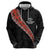 Custom New Zealand Rugby Hoodie Maori and Silver Fern Half Style