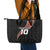 Custom New Zealand Rugby Leather Tote Bag Maori and Silver Fern Half Style