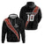 Custom New Zealand Rugby Zip Hoodie Maori and Silver Fern Half Style