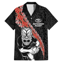 New Zealand Maori Warrior Rugby Family Matching Mermaid Dress and Hawaiian Shirt Maori and Silver Fern Half Style