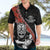 New Zealand Maori Warrior Rugby Hawaiian Shirt Maori and Silver Fern Half Style