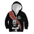 New Zealand Maori Warrior Rugby Kid Hoodie Maori and Silver Fern Half Style