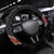 New Zealand Maori Warrior Rugby Steering Wheel Cover Maori and Silver Fern Half Style