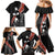 New Zealand Maori Rugby Player Family Matching Mermaid Dress and Hawaiian Shirt Maori and Silver Fern Half Style
