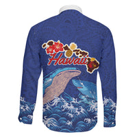 Hawaiian Sea Animals Family Matching Puletasi and Hawaiian Shirt Whales Shark and Turtle Guardians with Tribal Pattern LT03 - Polynesian Pride