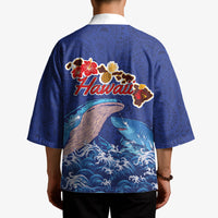 Hawaiian Sea Animals Kimono Whales Shark and Turtle Guardians with Tribal Pattern