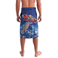 Hawaiian Sea Animals Lavalava Whales Shark and Turtle Guardians with Tribal Pattern