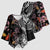 Hawaiian and Japanese Together Kimono Sleeve Blouse Polynesian Triball Tattoo Koi Carps and Sakura - Polynesian Pride