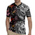 Hawaiian and Japanese Together Rugby Jersey Polynesian Triball Tattoo Koi Carps and Sakura