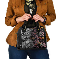 Hawaiian and Japanese Together Shoulder Handbag Polynesian Triball Tattoo Koi Carps and Sakura LT03 - Polynesian Pride