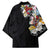 Hawaiian and Japanese Together Kimono Colorful Traditional Japanese Tattoo and Kakau Pattern Black Color - Polynesian Pride