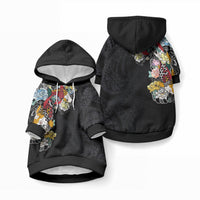 Hawaiian and Japanese Together Pet Hoodie