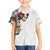 Hawaiian and Japanese Together Hawaiian Shirt Colorful Traditional Japanese Tattoo and Kakau Pattern White Color