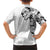 Hawaiian and Japanese Together Hawaiian Shirt Japanese Koi Fish Tattoo and Kakau Pattern White Color