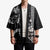 Hawaiian and Japanese Together Kimono Japanese Culture and Turtle Kakau Tattoo Black Color - Polynesian Pride