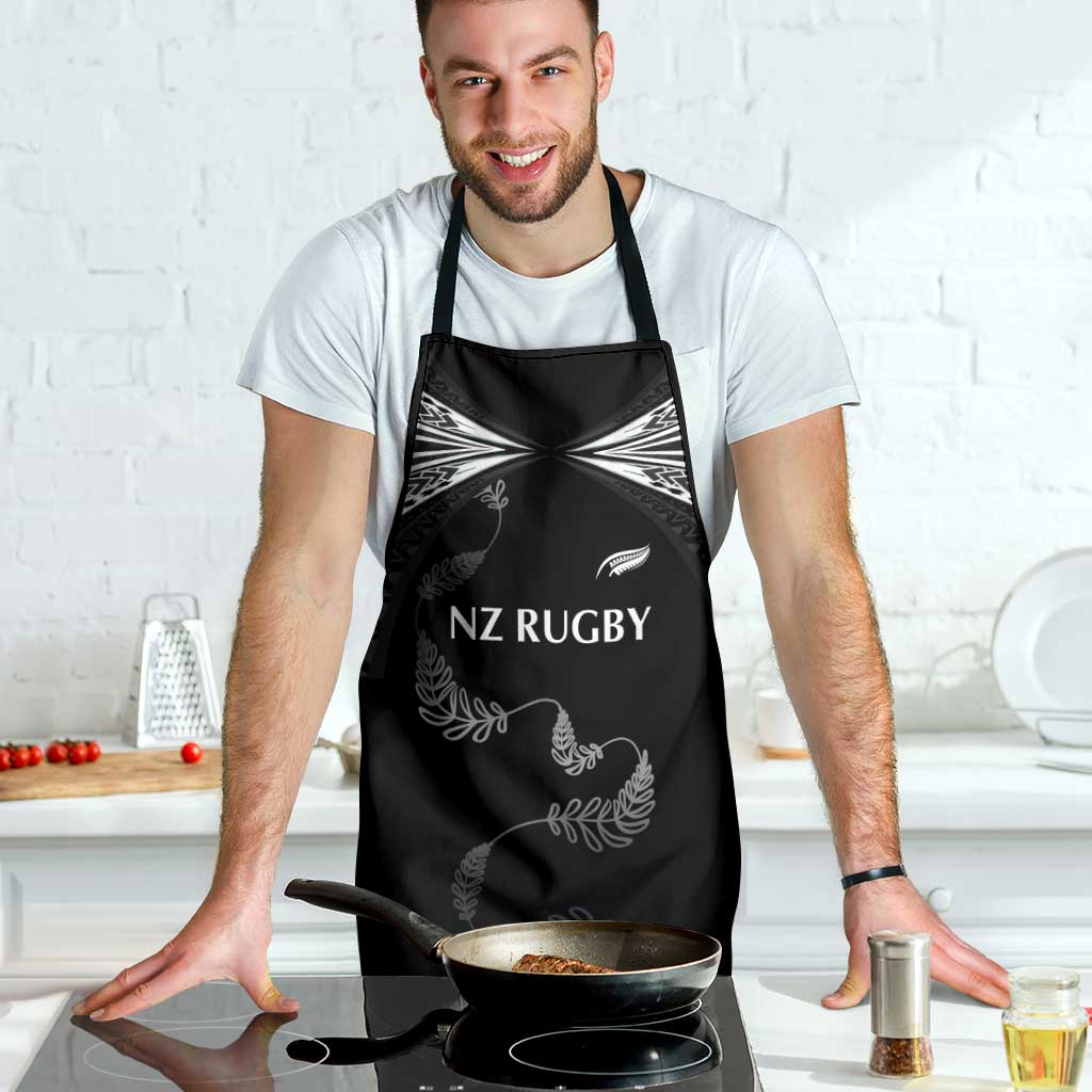 New Zealand Rugby Apron Aotearoa Armour Blacks Silver Ferns - Polynesian Pride