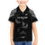 New Zealand Rugby Custom Family Matching Mermaid Dress and Hawaiian Shirt Aotearoa Armour Blacks Silver Ferns - Polynesian Pride