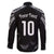 New Zealand Rugby Custom Family Matching Tank Maxi Dress and Hawaiian Shirt Aotearoa Armour Blacks Silver Ferns - Polynesian Pride