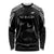 New Zealand Rugby Custom Long Sleeve Shirt Aotearoa Armour Blacks Silver Ferns - Polynesian Pride