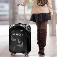 New Zealand Rugby Luggage Cover Aotearoa Armour Blacks Silver Ferns - Polynesian Pride