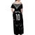 New Zealand Rugby Custom Off Shoulder Maxi Dress Aotearoa Armour Blacks Silver Ferns - Polynesian Pride