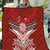 Tonga Rugby Quilt Mana o Tonga-Tribal Heritage Edition Red Color - Polynesian Pride