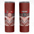 Tonga Rugby Custom Skinny Tumbler Mana o Tonga-Tribal Heritage Edition Red Color - Polynesian Pride