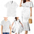 Tonga White Sunday Family Matching Mermaid Dress and Hawaiian Shirt Tongan Tribal Heritage Tattoos - Polynesian Pride
