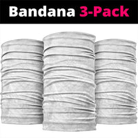 Tonga White Sunday Neck Gaiter Tongan Tribal Heritage Tattoos - Polynesian Pride