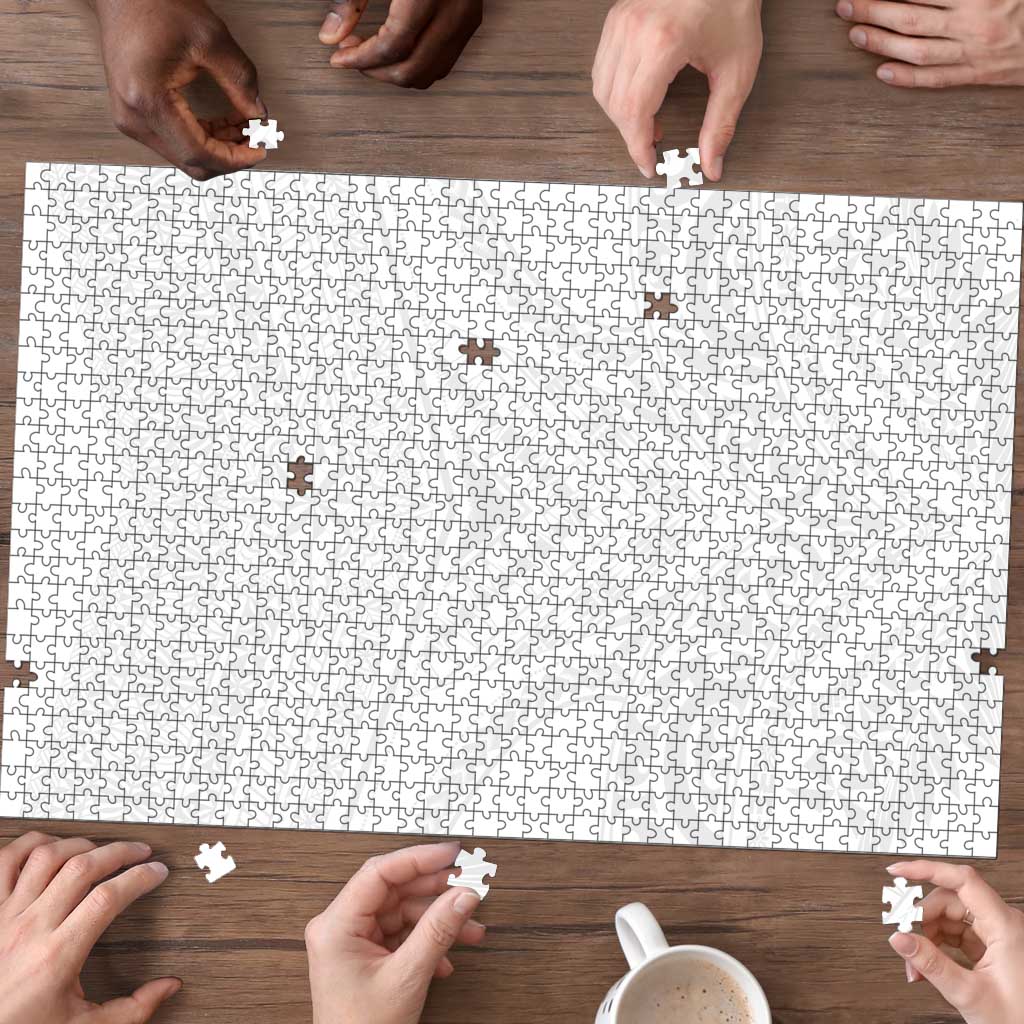 Tonga White Sunday Puzzle Tongan Tribal Heritage Tattoos - Polynesian Pride