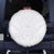 Tonga White Sunday Spare Tire Cover Tongan Tribal Heritage Tattoos - Polynesian Pride