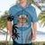 Personalised Fiji Hawaiian Shirt Tapa Pattern Fijian Coat of Arms and Palm Tree LT03 - Polynesian Pride