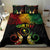 Personalised Chuuk Independence Day Bedding Set Polynesian Tattoo and Plumeria Reggae Color