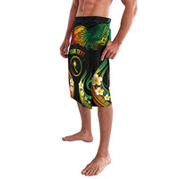 Personalised Chuuk Independence Day Lavalava Polynesian Tattoo and Plumeria Reggae Color