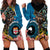 Fiji and Australia Kangaroos Hoodie Dress Indigenous Aboriginal and Fijian Masi Tribal Tattoo