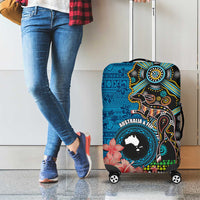 Fiji and Australia Kangaroos Luggage Cover Indigenous Aboriginal and Fijian Masi Tribal Tattoo LT03 - Polynesian Pride