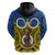 Vanuatu Tafea Province Hoodie Pig Tusk Mix Maori Pattern and Namele Leaf LT03 - Polynesian Pride