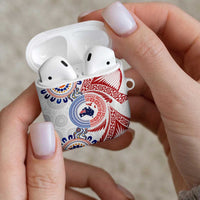 Tongan and Australian Culture Together AirPods Case Ngatu Art Tribal Aboriginal Tattoo Pattern - Polynesian Pride