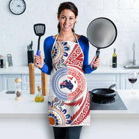 Tongan and Australian Culture Together Apron Ngatu Art Tribal Aboriginal Tattoo Pattern - Polynesian Pride