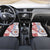 Tongan and Australian Culture Together Car Mats Ngatu Art Tribal Aboriginal Tattoo Pattern - Polynesian Pride