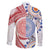 Tongan and Australian Culture Together Family Matching Long Sleeve Bodycon Dress and Hawaiian Shirt Ngatu Art Tribal Aboriginal Tattoo Pattern - Polynesian Pride