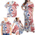 Tongan and Australian Culture Together Family Matching Off Shoulder Maxi Dress and Hawaiian Shirt Ngatu Art Tribal Aboriginal Tattoo Pattern - Polynesian Pride