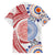 Tongan and Australian Culture Together Family Matching Short Sleeve Bodycon Dress and Hawaiian Shirt Ngatu Art Tribal Aboriginal Tattoo Pattern - Polynesian Pride