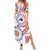Tongan and Australian Culture Together Family Matching Summer Maxi Dress and Hawaiian Shirt Ngatu Art Tribal Aboriginal Tattoo Pattern - Polynesian Pride