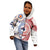 Tongan and Australian Culture Together Kid Hoodie Ngatu Art Tribal Aboriginal Tattoo Pattern - Polynesian Pride